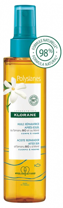 KLORANE OLIO RISTRUTTURANTE DOPOSOLE AL TAMANU E MONOI 150 ML - Farmapre