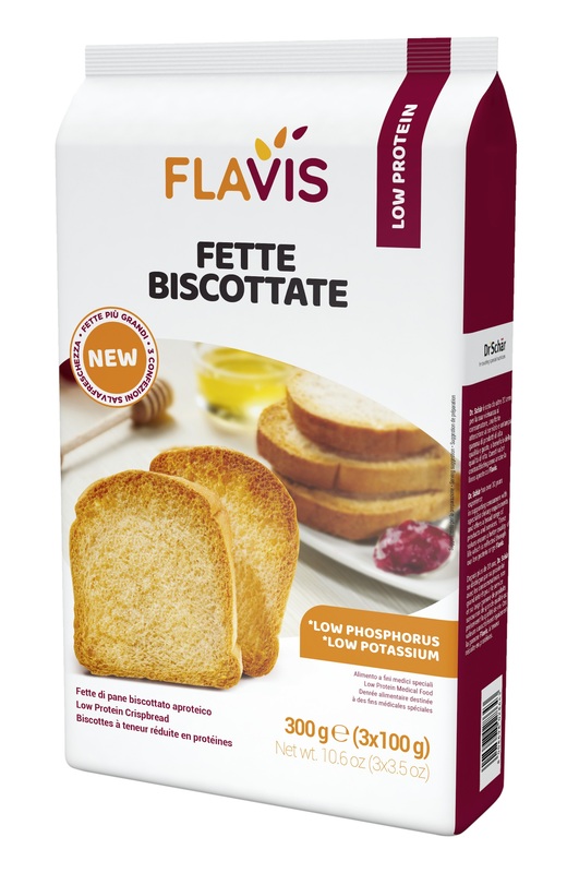 FLAVIS FETTE BISCOTTATE APROTEICHE 300 G - Farmapre