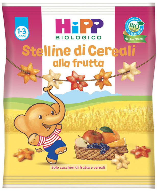 HIPP BIO STELLINE DI CEREALI ALLA FRUTTA 30 G - Farmapre