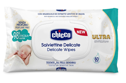 CHICCO COSMETICO SALVIETTE 60 PEZZI NO PROFUNO - Farmapre
