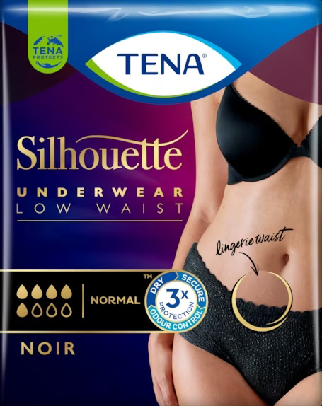 TENA SILHOUETTE NOIR L 9 PEZZI - Farmapre