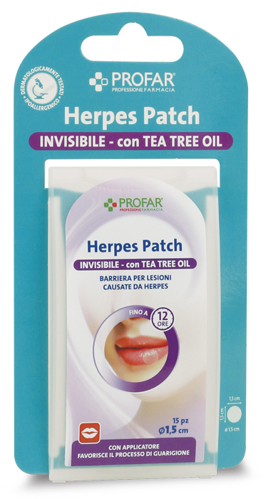 PROFAR HERPES PATCH CON TEA TREE 15 PEZZI - Farmapre