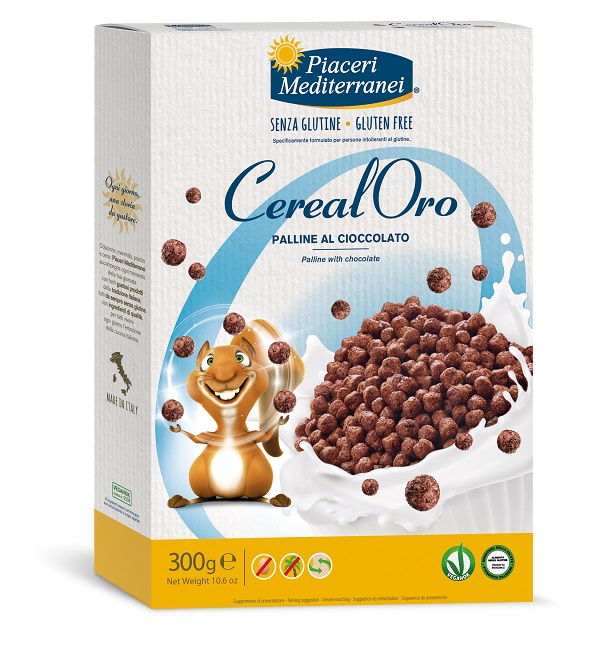 PIACERI MEDITERRANEI CEREALORO PALLINE CIOCCOLATO 300 G - Farmapre
