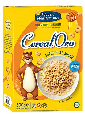 PIACERI MEDITERRANEI CEREALORO ANELLINI MIELE 300 G - Farmapre