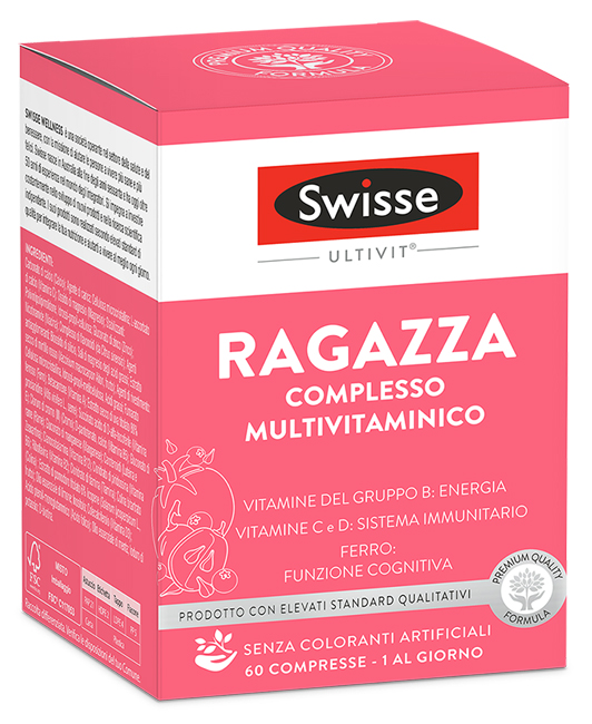 SWISSE MULTIVITAMINICO RAGAZZA 60 COMPRESSE - Farmapre
