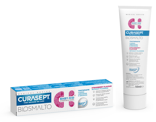 CURASEPT BIOSMALTO BABY KID SENZA FLUORO 50 ML - Farmapre