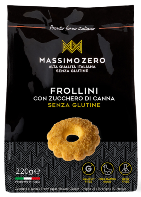 MASSIMO ZERO FROLLINI ZUCCHERO DI CANNA 220 G - Farmapre