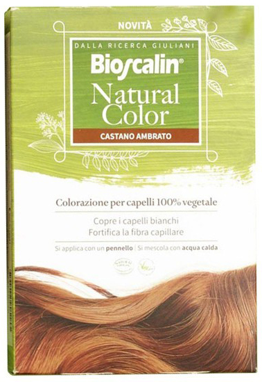 BIOSCALIN NATURAL COLOR CASTANO AMBRATO 70 G - Farmapre