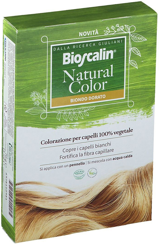 BIOSCALIN NATURAL COLOR BIONDO DORATO 70 G - Farmapre