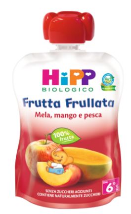 HIPP BIO FRUTTA FRULLATA MELA/MANGO/PESCA 90 G - Farmapre
