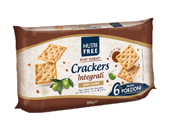 NUTRIFREE CRACKERS INTEGRALI 33,4 G X 6 PEZZI - Farmapre
