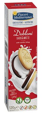 PIACERI MEDITERRANEI DOBLONI DARK & WHITE 120 G - Farmapre