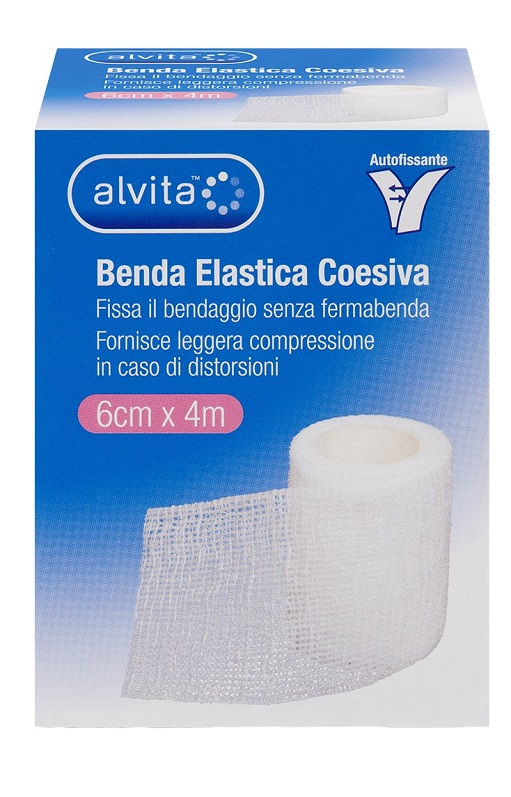 BENDA ELASTICA AUTOADESIVA ALVITA 6X4CM - Farmapre
