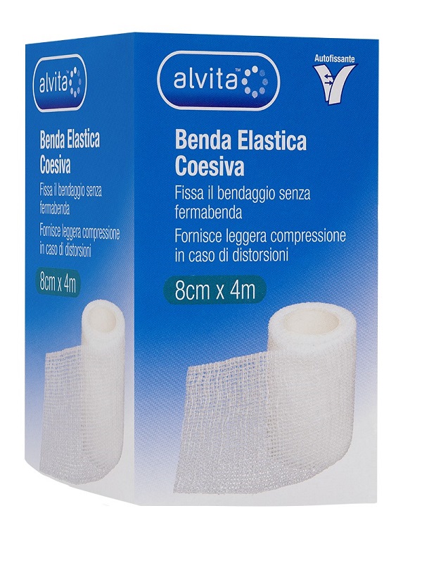 BENDA ELASTICA AUTOADESIVA ALVITA 8X4CM - Farmapre
