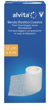 BENDA ELASTICA AUTOADESIVA ALVITA 12X4CM - Farmapre