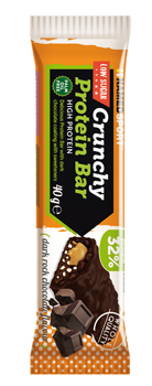 CRUNCHY PROTEINBAR DARK ROCK CHOCOLATE BARRETTA 40 G - Farmapre