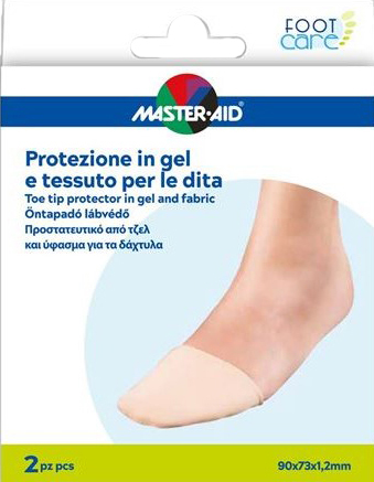 PROTEZIONE IN GEL E TESSUTO MASTER-AID FOOTCARE PUNTA DEI PIEDI 2 PEZZI C16 - Farmapre
