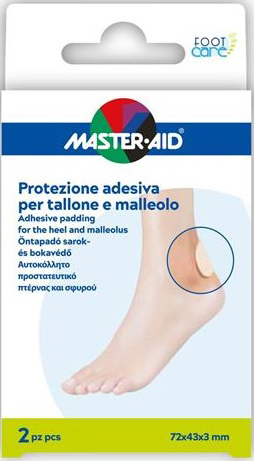 PROTEZIONE TALLONE/MALLEOLO MASTER-AID FOOTCARE 2 PEZZI A7 - Farmapre