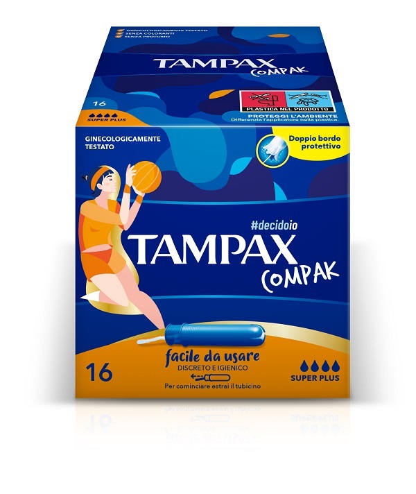 TAMPAX COMPAK ASSORBENTE INTERNO SUPER PLUS 16 PEZZI - Farmapre