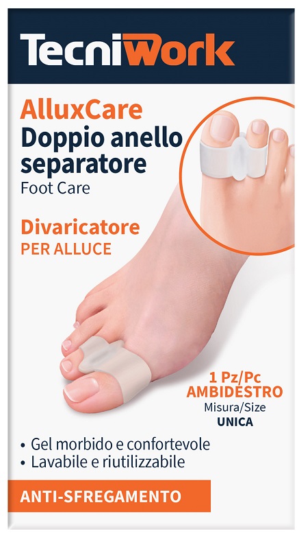 ALLUX CARE SEPARATORE E DIVARICATORE PER ALLUCE A DOPPIO ANELLO - Farmapre