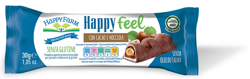 HAPPY FARM HAPPY FEEL CACAO E NOCCIOLA MONO 30 G - Farmapre