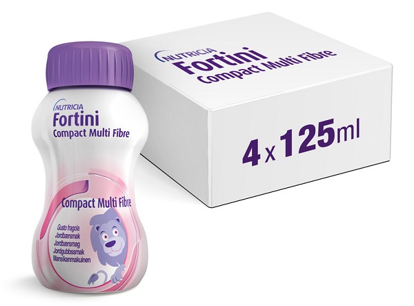 FORTINI COMPACT MULTI FIBRE FRAGOLA 4 PEZZI 125 G - Farmapre