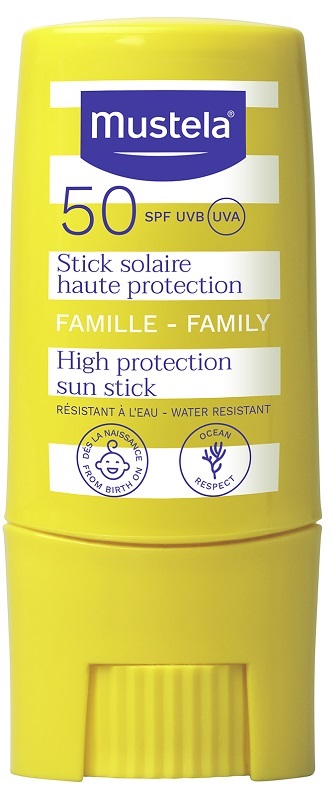 MUSTELA STICK SOLARE PROTEZIONE MOLTO ALTA SPF50 9 ML - Farmapre