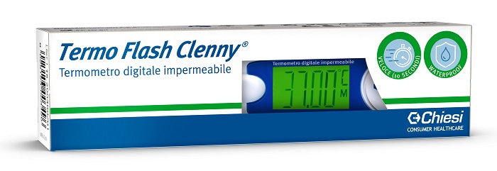 TERMOMETRO CLENNY TERMO FLASH PREDITTIVO 10 SECONDI WATERPROOF - Farmapre