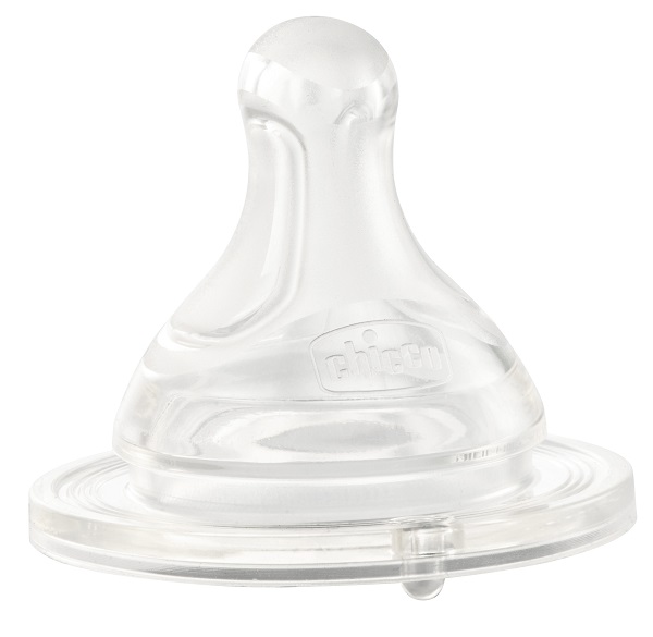CHICCO TETTARELLA PERFECT 5 4M IN SILICONE 3 FORI 2 PEZZI - Farmapre