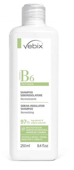 VEBIX PHYTAMIN SHAMPOO SEBOREGOLATORE NORMALIZZANTE 250 ML - Farmapre