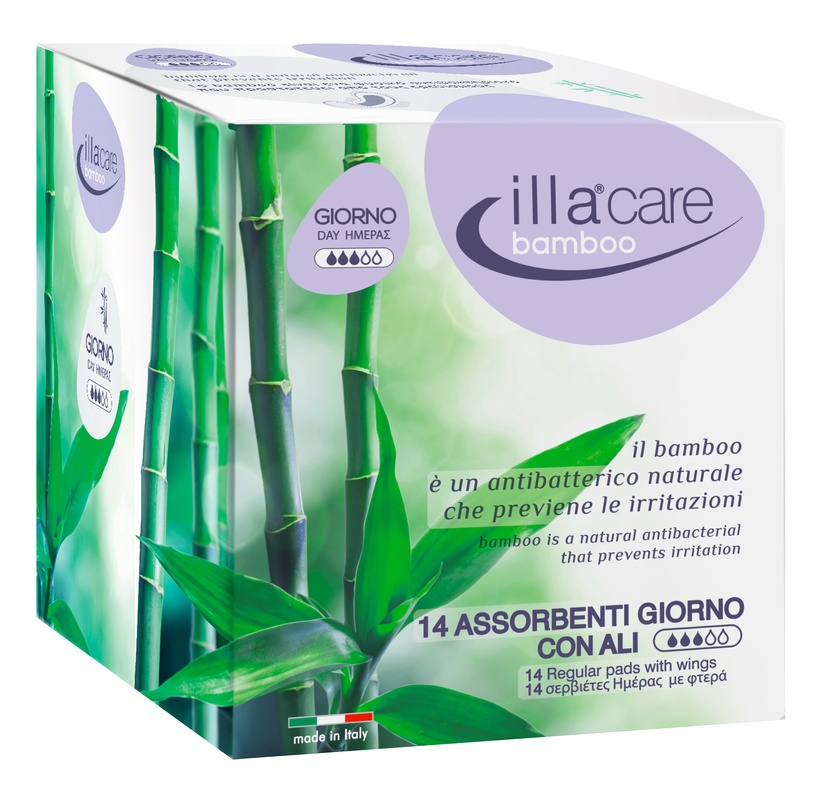ILLA CARE BAMBOO ASSORBENTE GIORNO 14 PEZZI - Farmapre