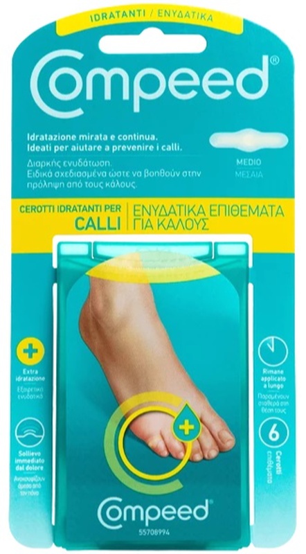 COMPEED CEROTTI PER CALLI IDRATANTI 6 PEZZI - Farmapre