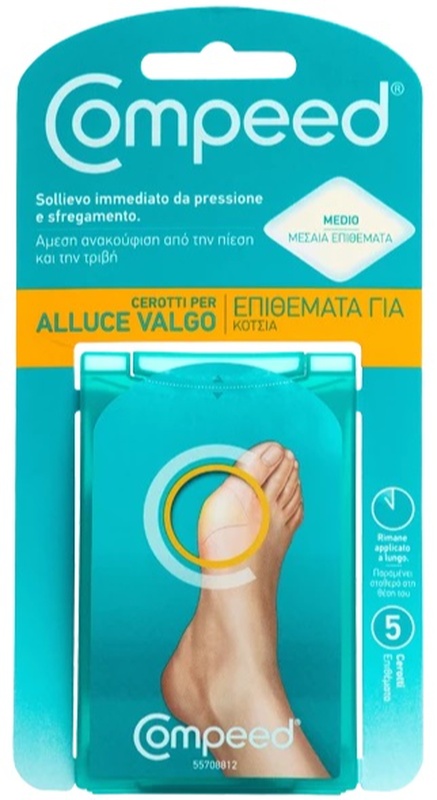 COMPEED CEROTTI PER ALLUCE VALGO 5 PEZZI - Farmapre