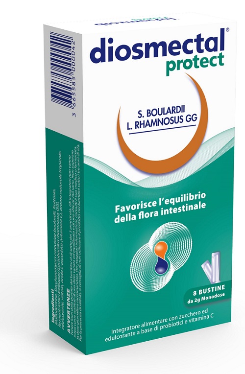 DIOSMECTAL PROTECT 8 BUSTINE OROSOLUBILI 2 G - Farmapre