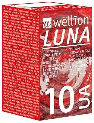 WELLION STRISCE PER LA DETERMINAZIONE DELL'ACIDO URICO 10 PEZZI - Farmapre