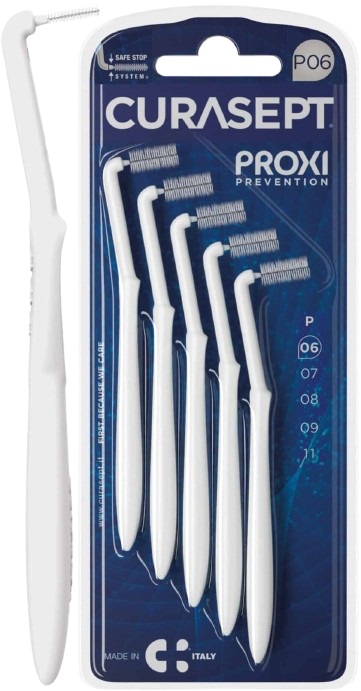 CURASEPT PROXI ANGLE P06 BIANCO/WHITE 5 PEZZI - Farmapre