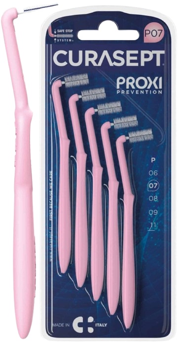 CURASEPT PROXI ANGLE P07 ROSA/PINK 5 PEZZI - Farmapre