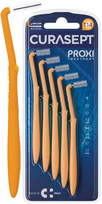 CURASEPT PROXI ANGLE P08 ARANTIO CHIARO/TANGERINO 5 PEZZI - Farmapre