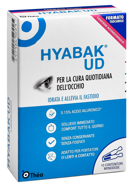 HYABAK UD SOSTITUTO LACRIMALE 10 MONODOSI 4 G - Farmapre
