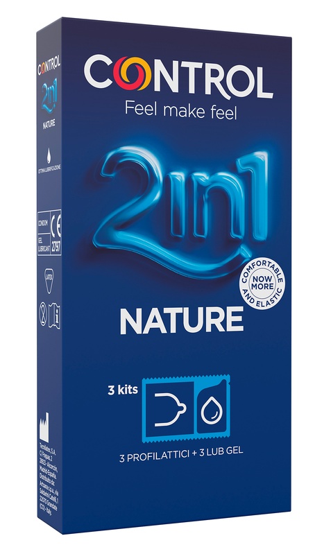 CONTROL 2IN1 NATURE 2,0 + NATURE LUBE 3+ 3 PEZZI - Farmapre