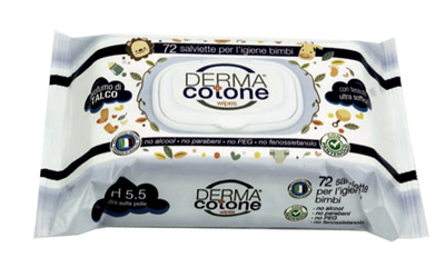 DERMACOTONE SALVIETTINE TALCO 72 PEZZI - Farmapre