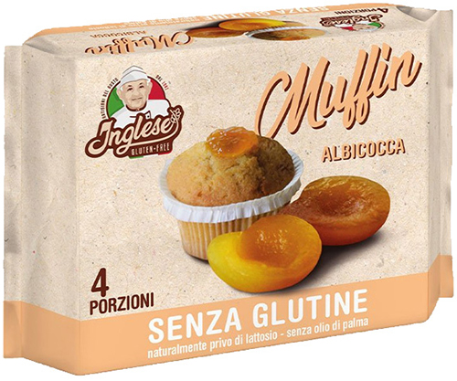 INGLESE MUFFIN ALBICOCCA 185 G - Farmapre