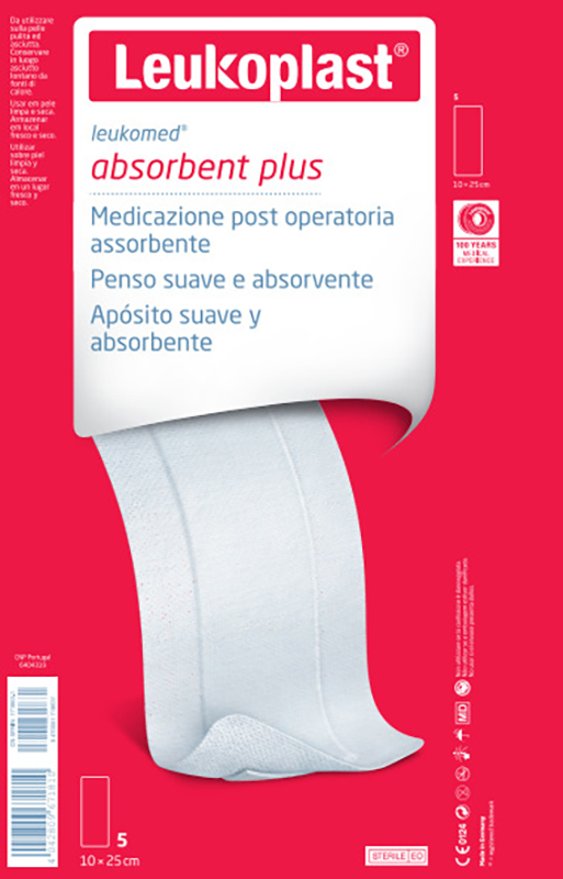 LEUKOMED MEDICAZIONE POST-OPERATORIA IN TESSUTO NON TESSUTO 10 X 25 CM - Farmapre
