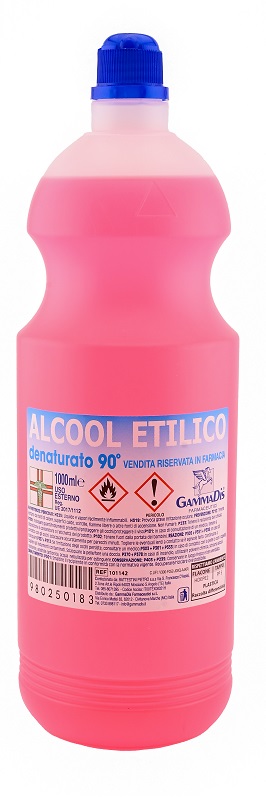ALCOOL ETILICO DENATURATO 90 GRADI 1 LITRO - Farmapre