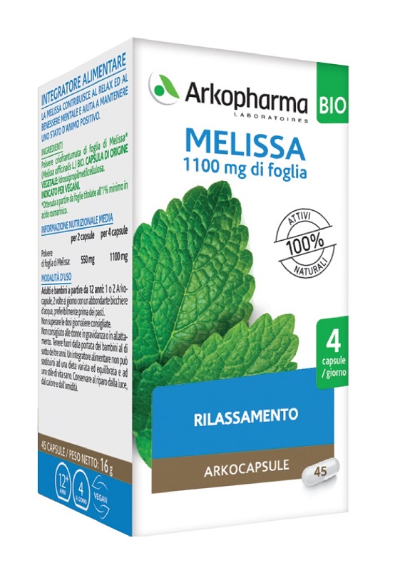 ARKOCPS MELISSA 45 CAPSULE BIO - Farmapre