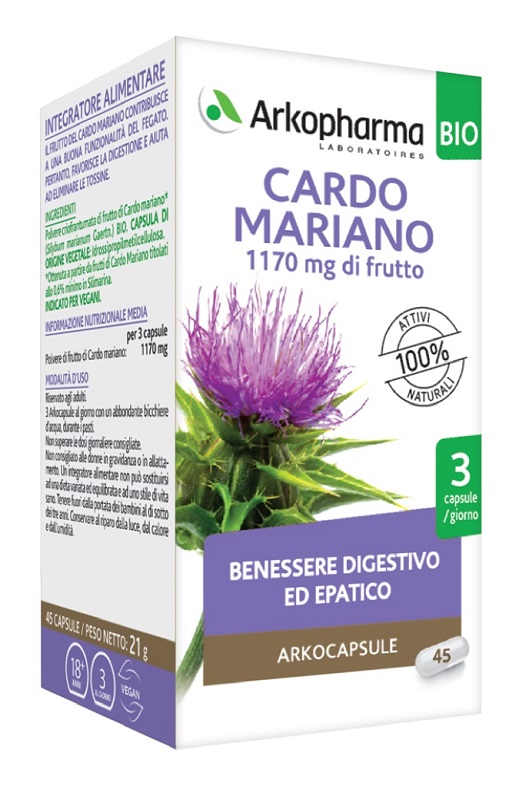 ARKO CAPSULE CARDO MARIANO 45 CAPSULE BIO - Farmapre
