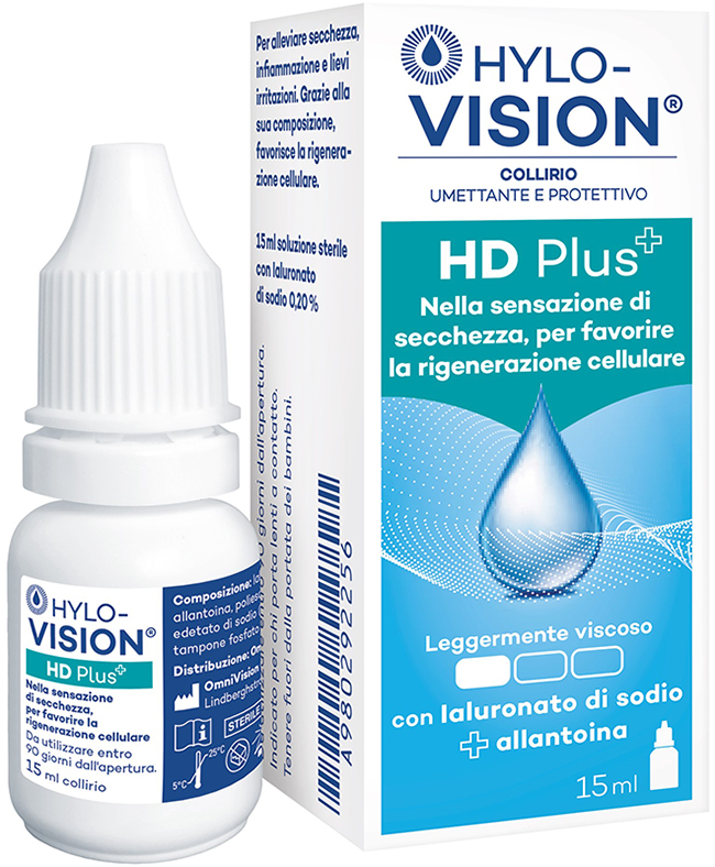 HYLOVISION HD PLUS COLLIRIO UMETTANTE E PROTETTIVO 15 ML - Farmapre