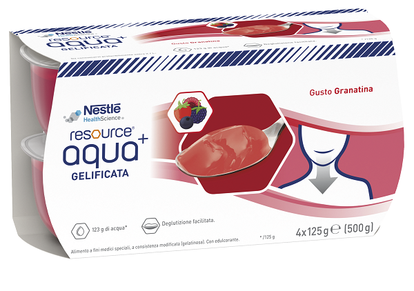 RESOURCE AQUA ACQUA GELIFICATA+GRENADA CUP 6 4X125 G - Farmapre