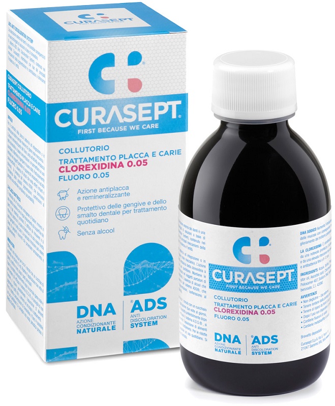 CURASEPT COLLUTORIO 0,05 ADS + DNA 200 ML - Farmapre