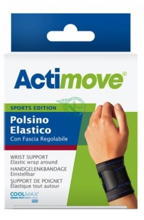 ACTIMOVE SPORTS EDITION POLSINO ELASTICO CON FASCIA REGOLABILE UNIVERSALE - Farmapre
